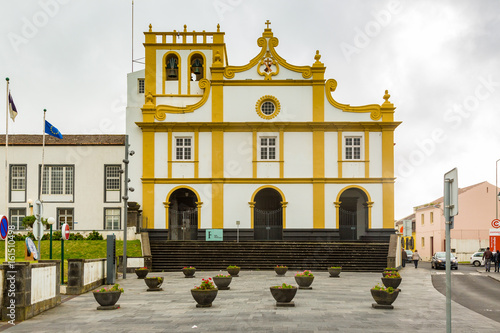 Church in Ribeira Grande on Sao Miguel Island, Azores
