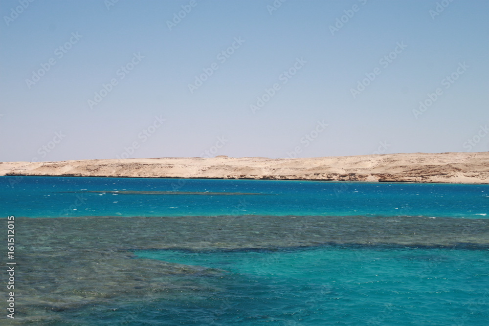 Red sea, Egypt, blue water