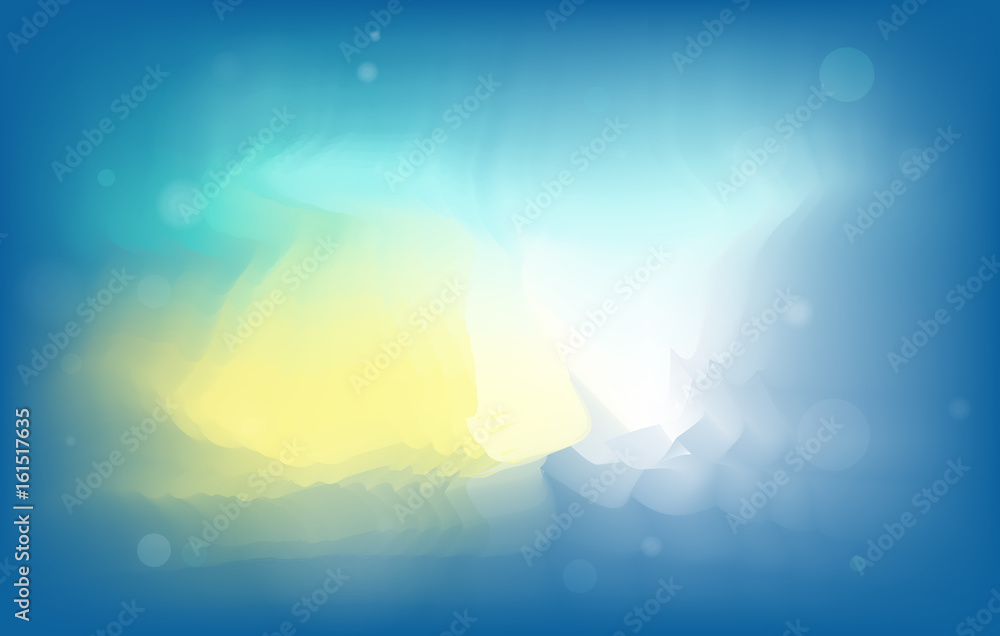 Blurred Blue Abstract Background 