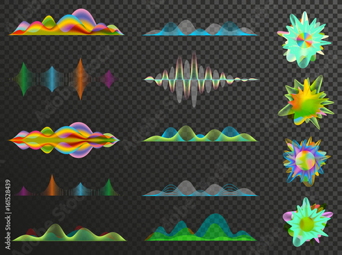 Big set of sound waves