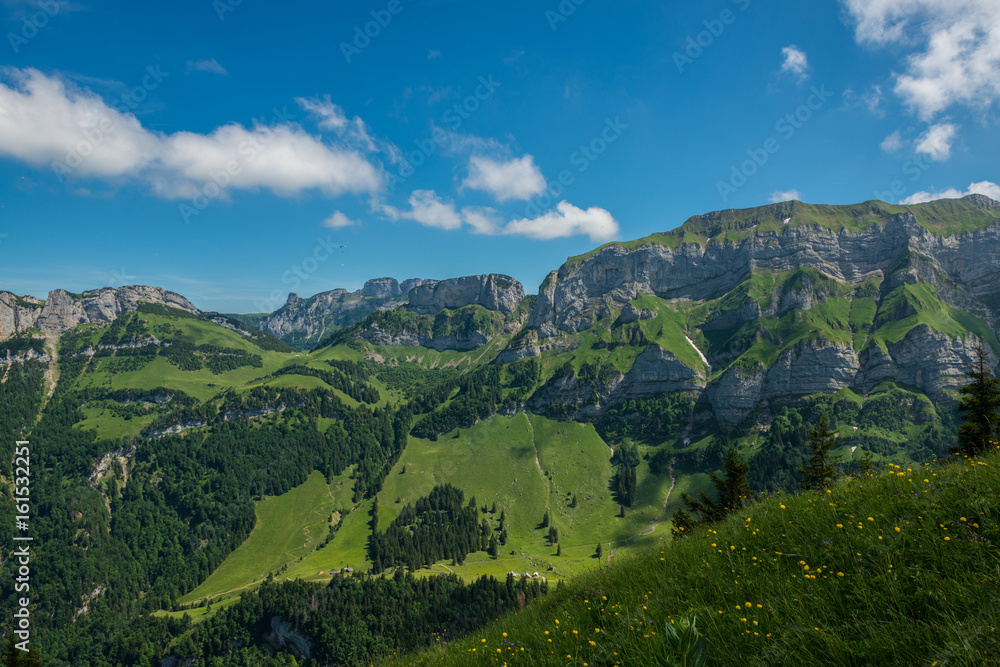 Naklejka premium Swiss Alps. Appenzell Innerrhoden. Ebenalp.
