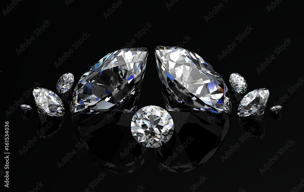 diamond jewel (high resolution 3D image) diamond jewel (high resolution 3D image)