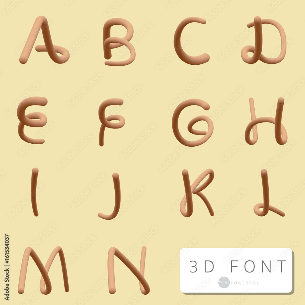 Obraz premium Font Purple