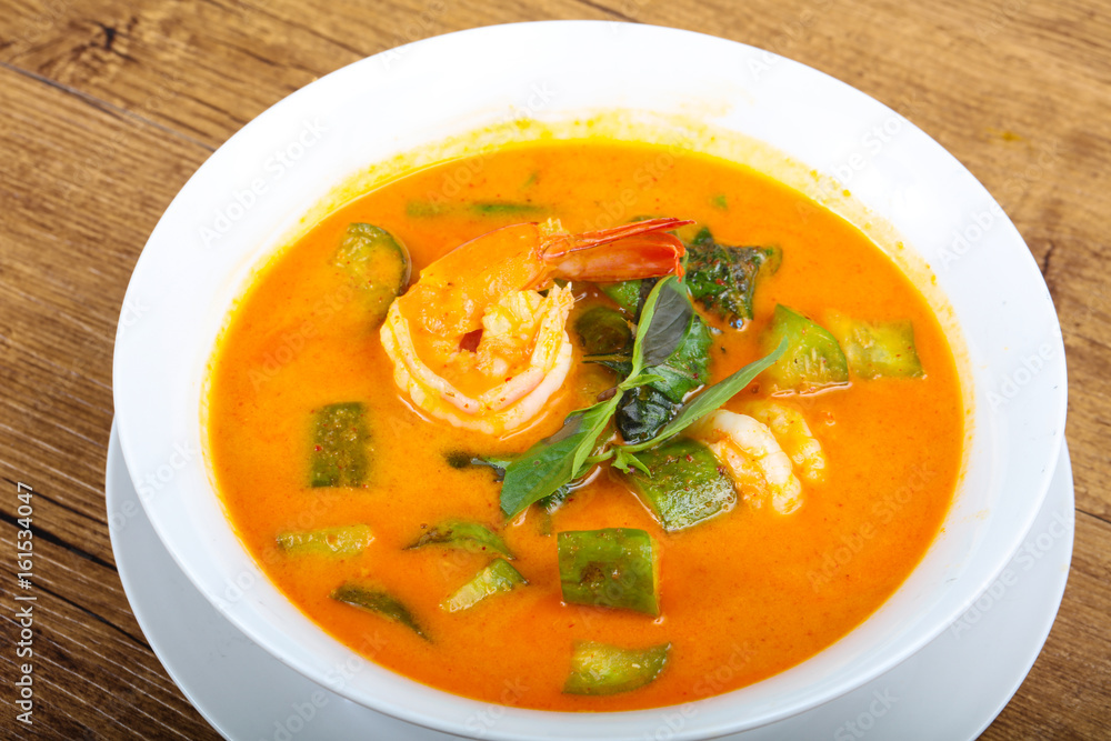 Curry with prawn Curry with prawn
