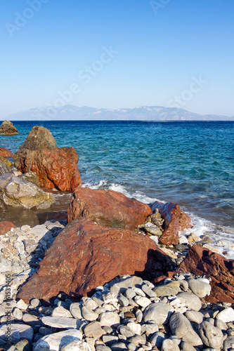 Beach in Kos island, Greece.