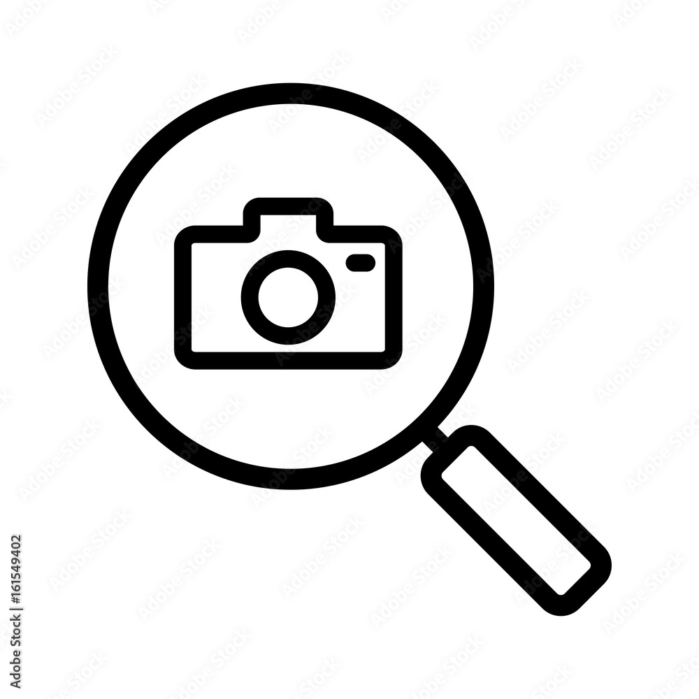 Image search linear icon Image search linear icon