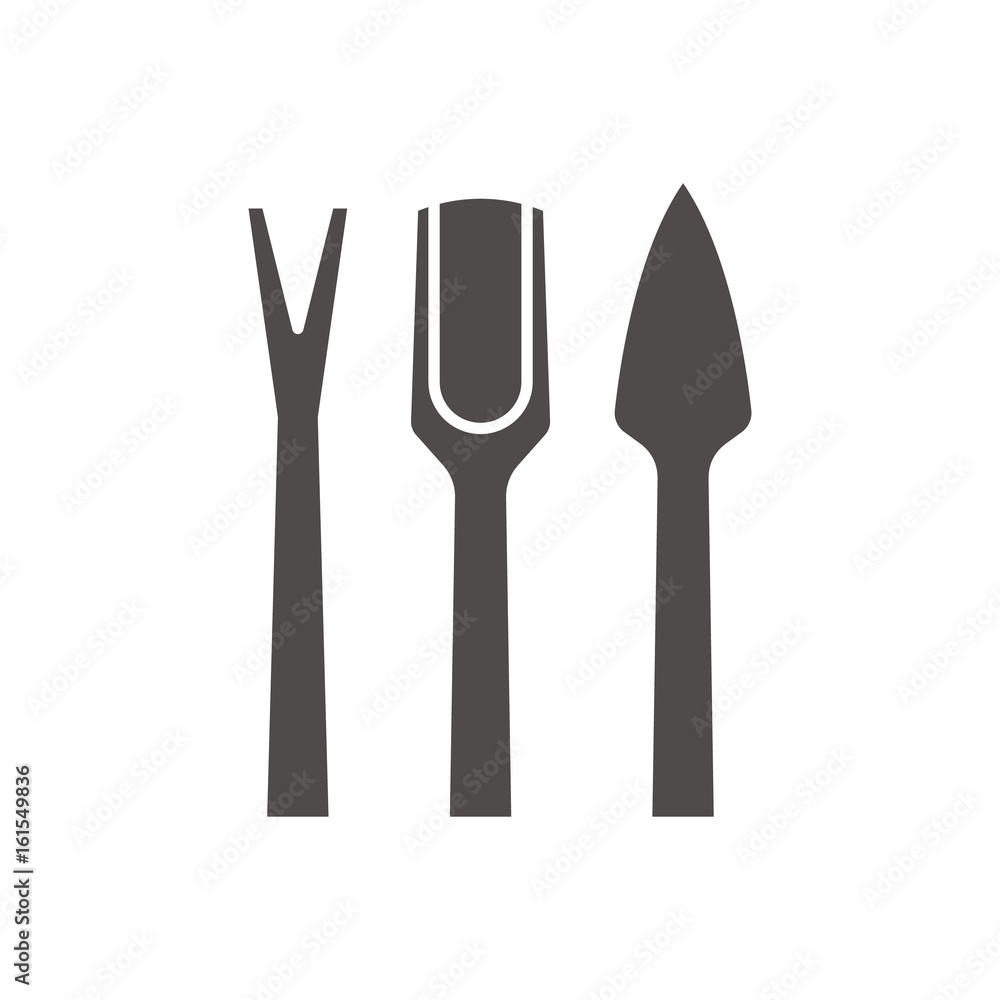 Manicure equipment glyph icon Manicure equipment glyph icon