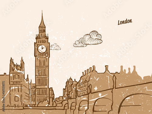 London, United Kingdom, Greeting Card