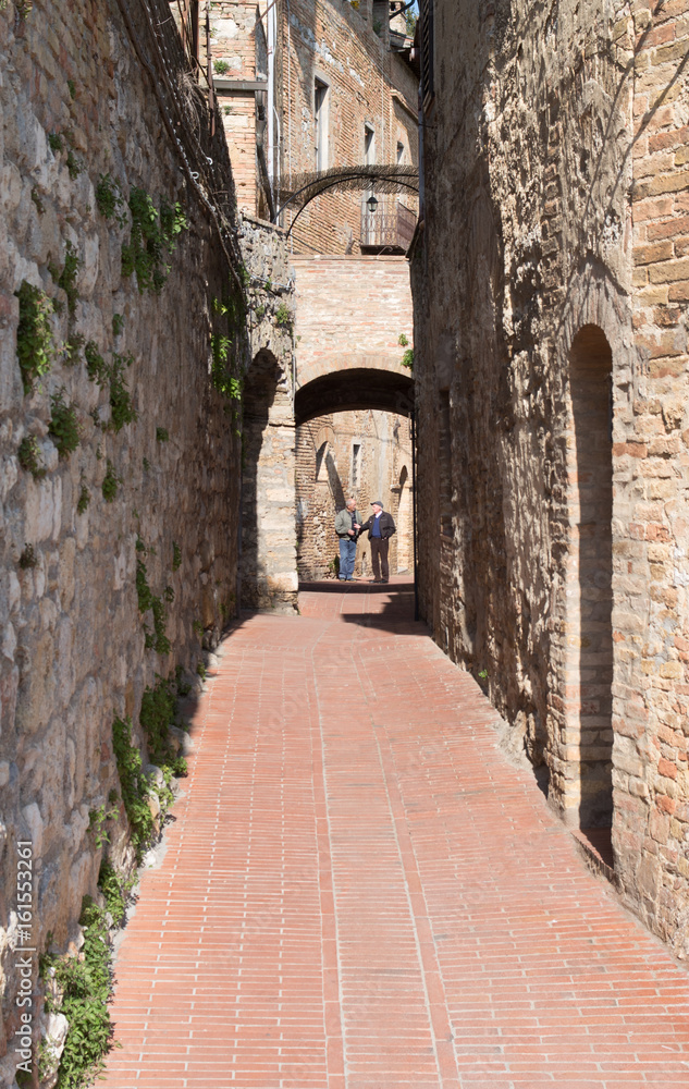 Italian narrow street