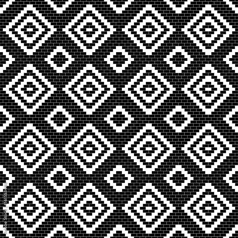 Rectangle seamless pattern.