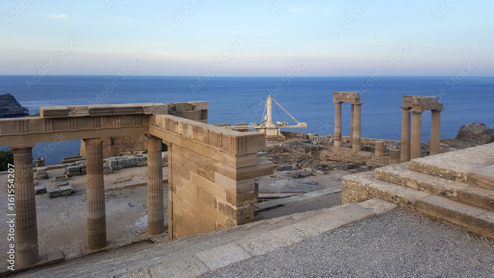 Lindos and the Acropolis Rhodes island Greece