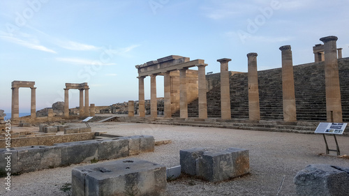 Lindos and the Acropolis Rhodes island Greece