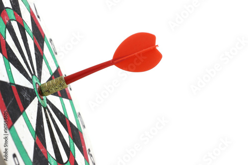 arrow and dart board, isolated