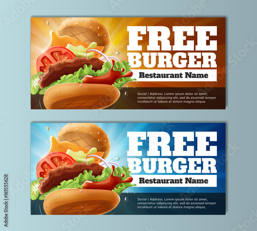 Free Burger Voucher Template