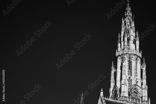 The cathedral in Antwerp