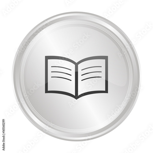 Buch - Verchromter Button