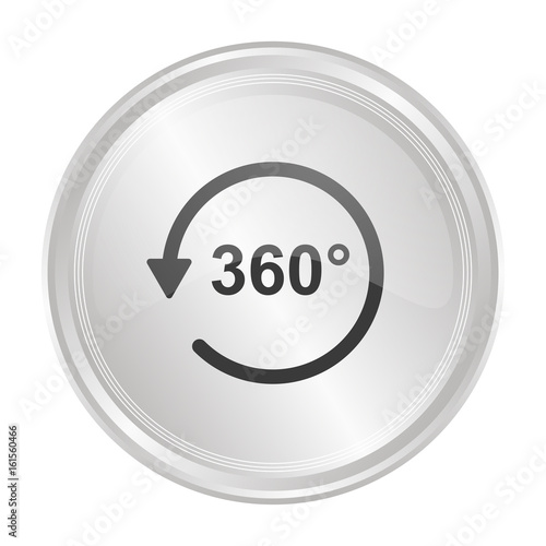 360 Grad Panorama - Verchromter Button