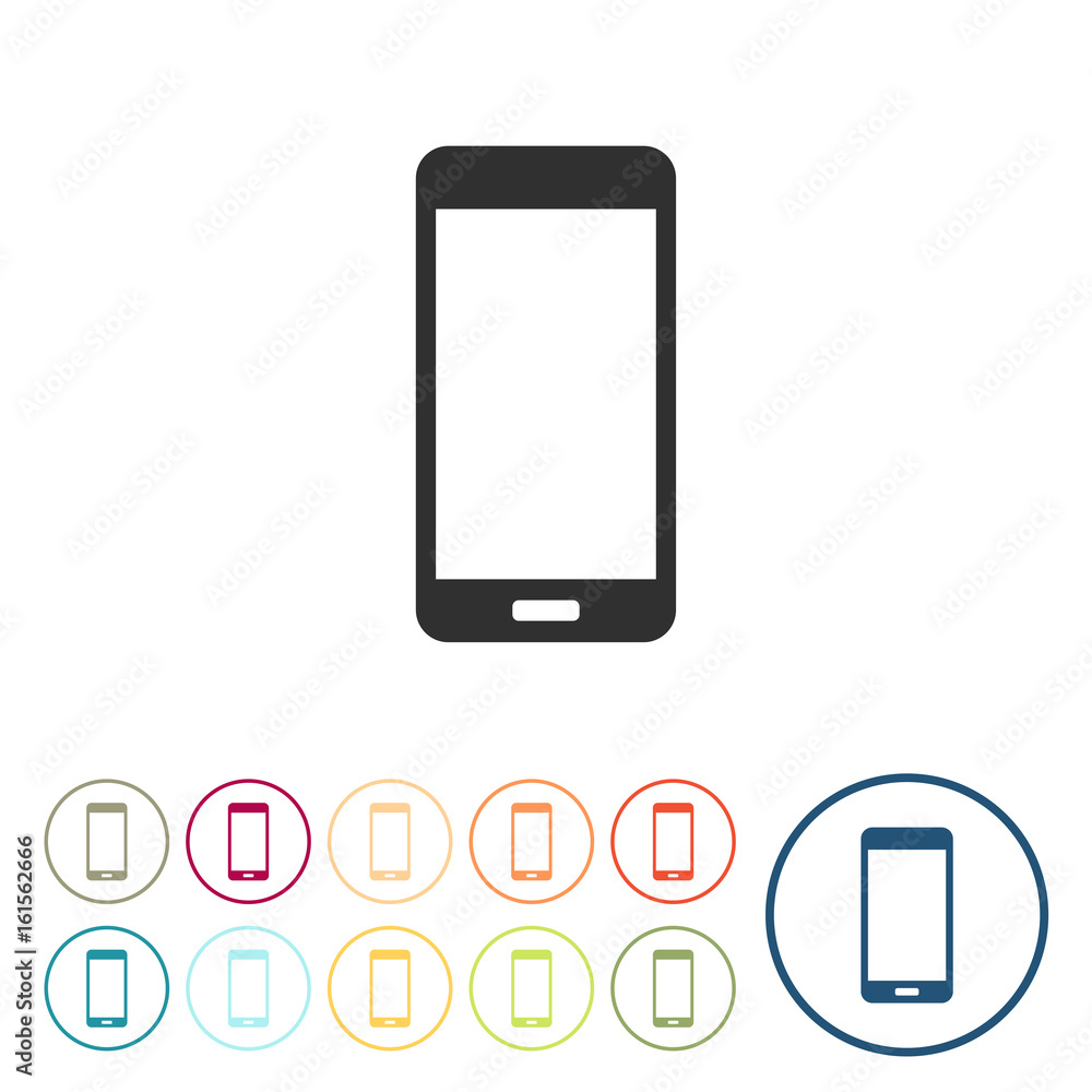 Runde Schaltflächen - Mobiltelefon Runde Schaltflächen - Mobiltelefon