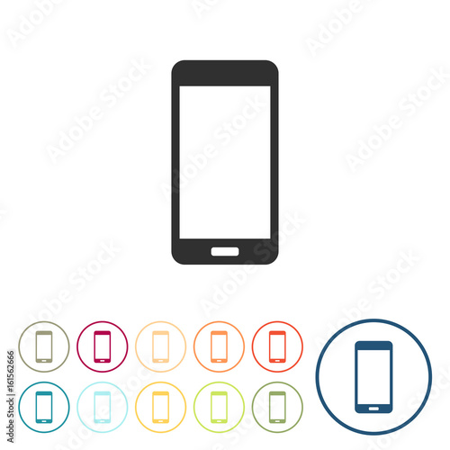 Runde Schaltflächen - Mobiltelefon