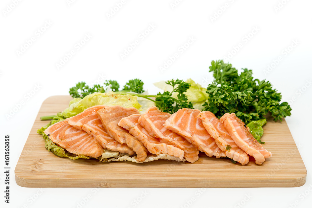 Salmon Tataki Japanese food salmon fillet Salmon Tataki Japanese food salmon fillet