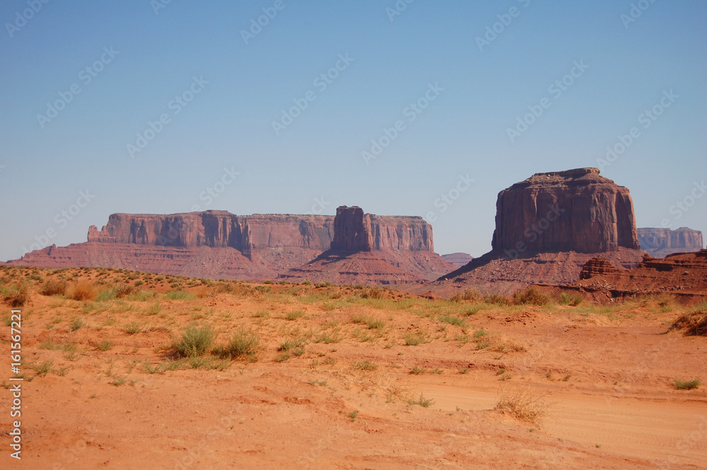 The famous Buttes of Monument Valley, Utah, USA The famous Buttes of Monument Valley, Utah, USA