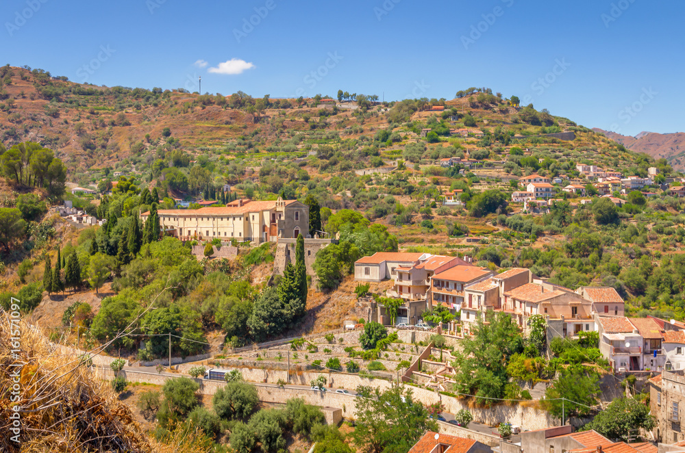 Sicilian picturesque village, Savoca,Sicily ,Italy.