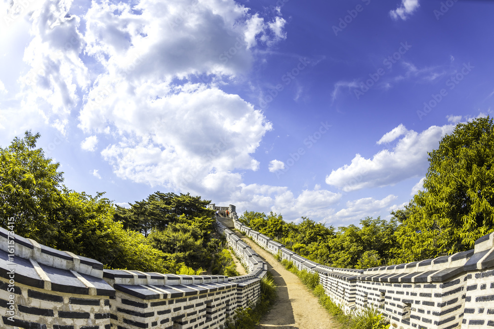 Namhan fortress in Seoul,South Korea.