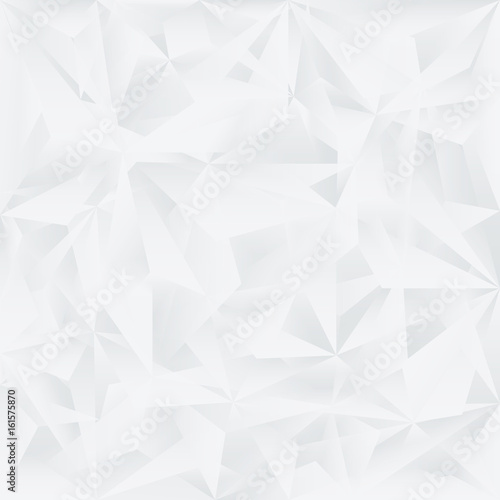 Abstract geometric pattern. White triangles background. Vector illustration eps 10.