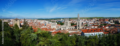 Panoramaaufnahme von Burgos 