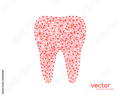 Abstract vector illustration of tooth.
