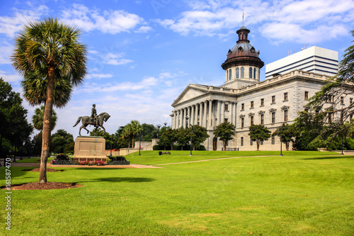The South Carolia State Capitol building in Columbia. Built in 1855 in the Greek Revival style. photo