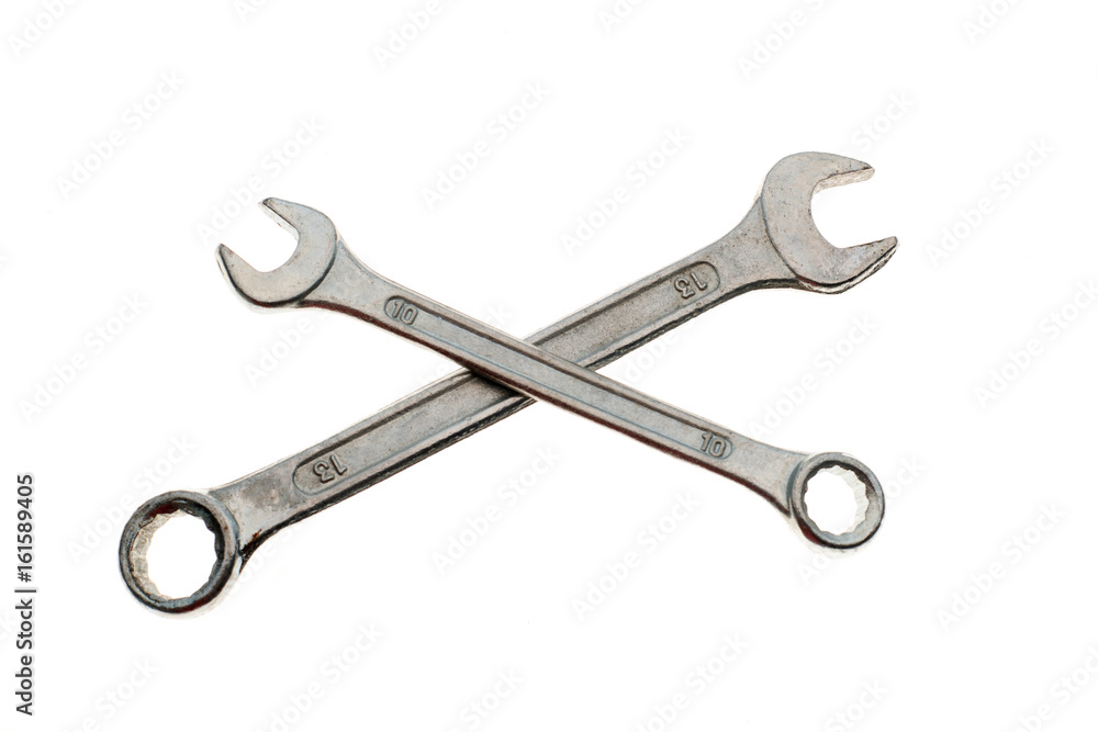 Wrenches isolated on white background Wrenches isolated on white background