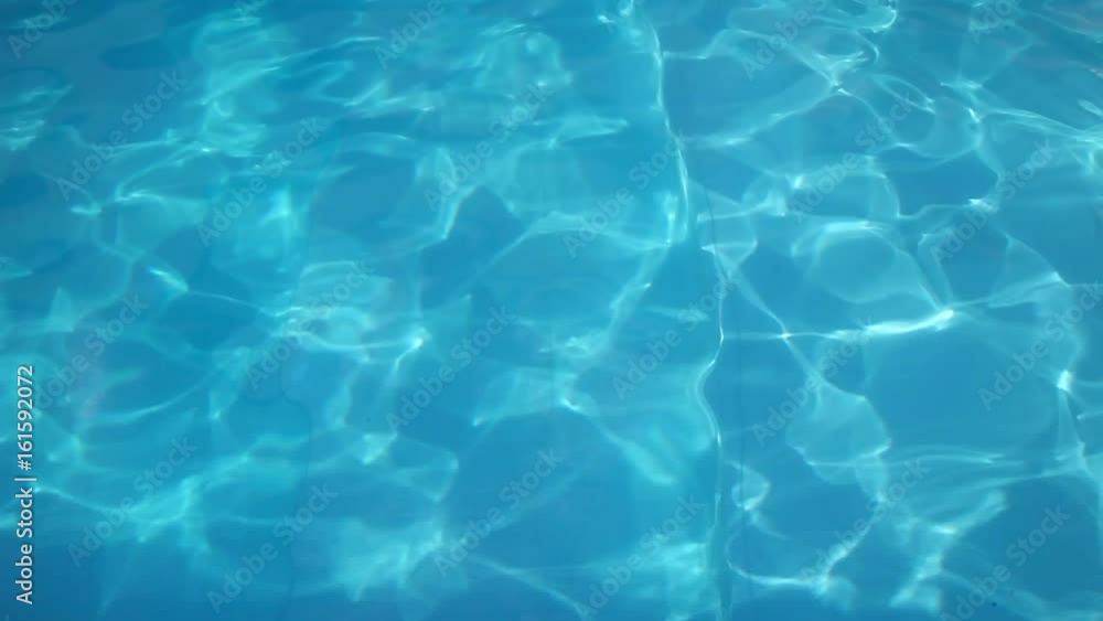Blue water swimming pool, water texture motion background Blue water swimming pool, water texture motion background