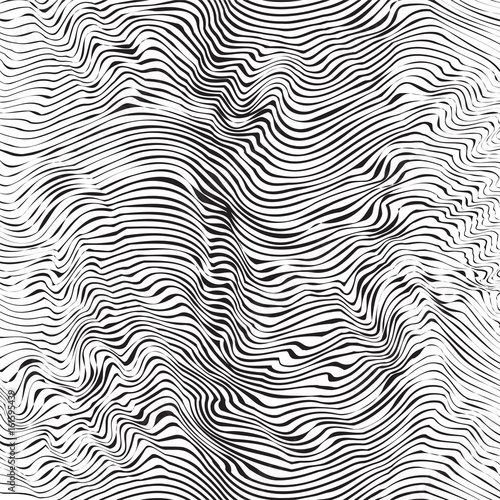 Abstract background - striped waves.