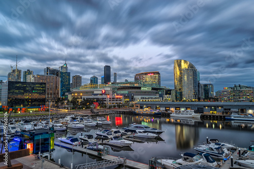 Evening at Melbourne Docklands photo