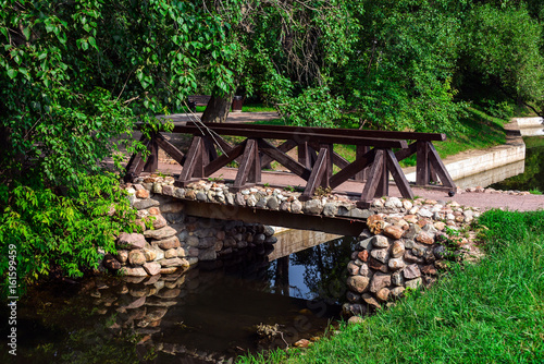 Old bridge in park