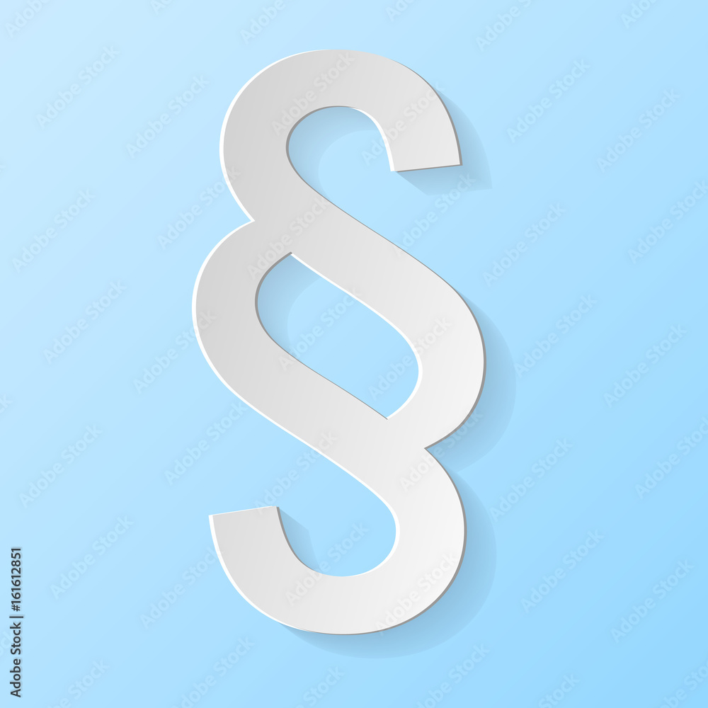 Paragraph symbol isolated on blue background. Vector. Paragraph symbol isolated on blue background. Vector.
