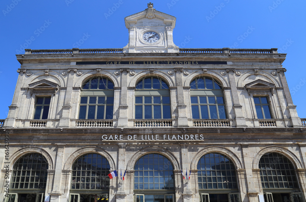 Railway Station of Lille, France