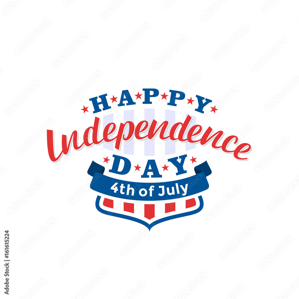 4th of July. Happy Independence Day vector. Fourth of July greeting design. 4th of July. Happy Independence Day vector. Fourth of July greeting design.