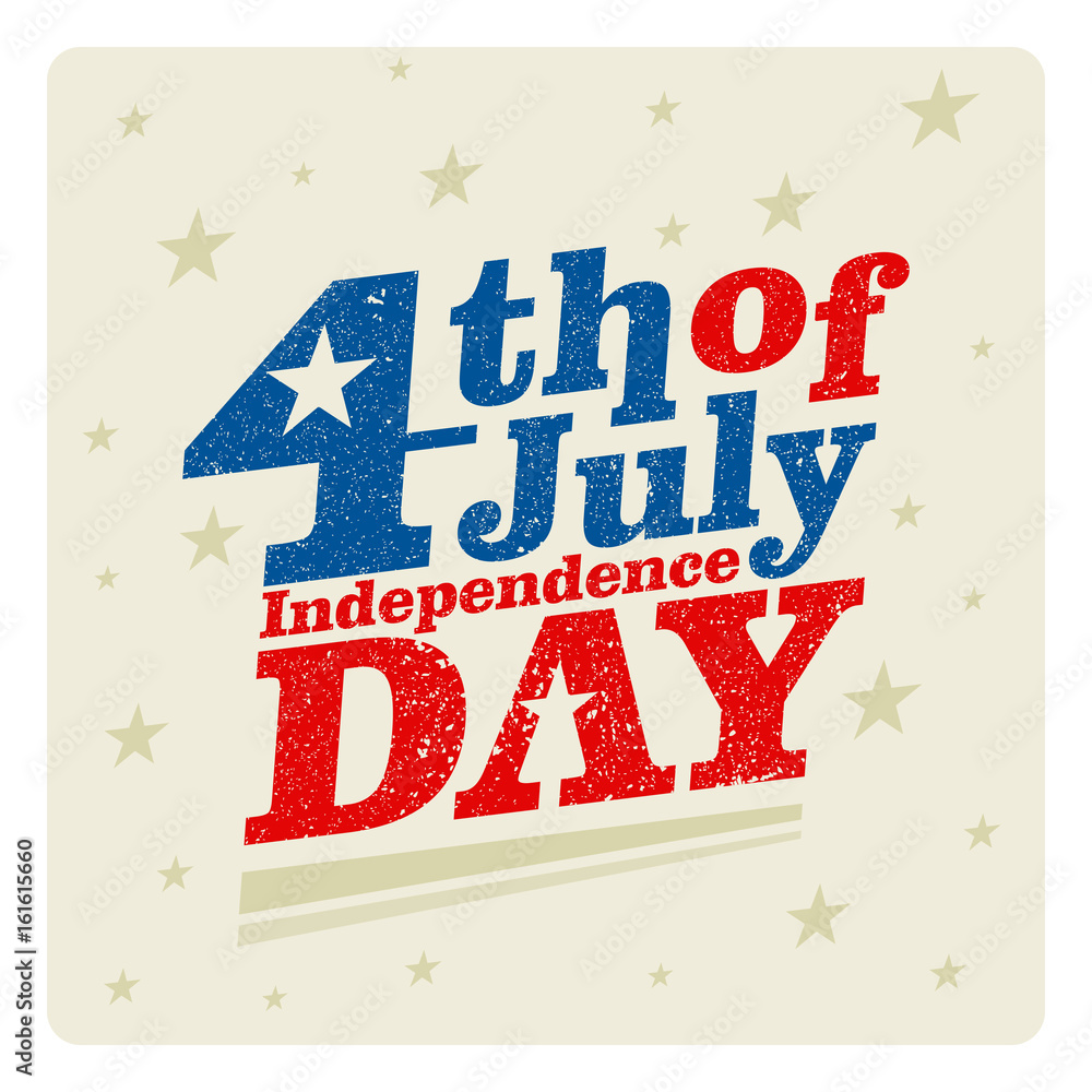 4th of July. Happy Independence Day vector. Fourth of July greeting design. 4th of July. Happy Independence Day vector. Fourth of July greeting design.
