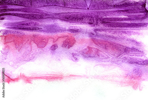 Abstract background with pink element. Watercolor