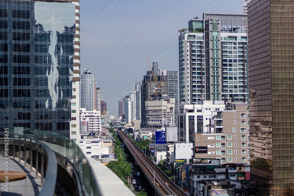 バンコク・都市の風景・ビル群