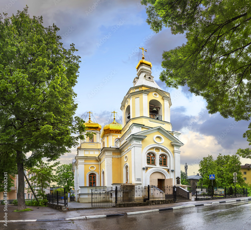 Church in honor of the Saints of the Moscow. Nizhny Novgorod.