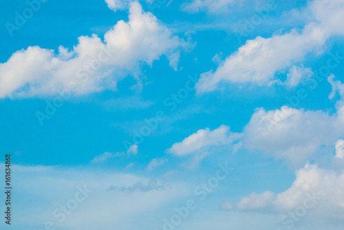 Clear blue sky and cloud