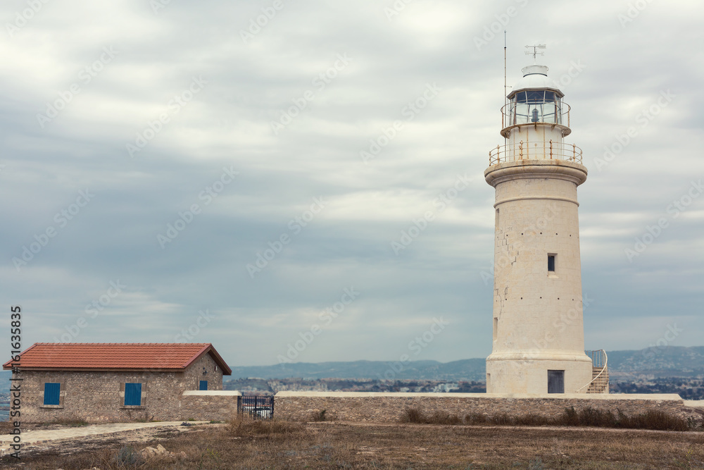 A lighthouse against overcast sky