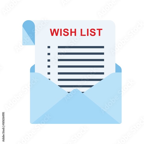 envelope wish list