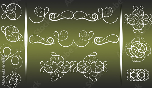 Decorazione floreale titolo