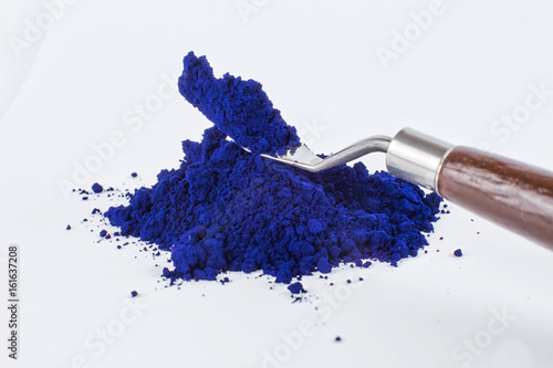 pigment on a white background