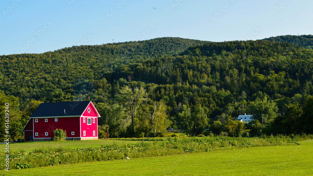 another red barn in vermont