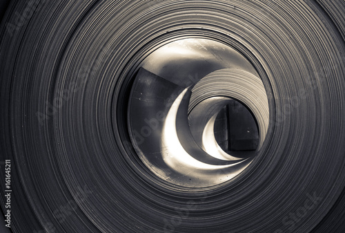 Cold rolled steel roll with sun beam